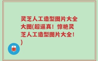 灵芝人工造型图片大全大图(超逼真！惊艳灵芝人工造型图片大全！)