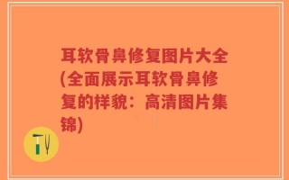 耳软骨鼻修复图片大全(全面展示耳软骨鼻修复的样貌：高清图片集锦)