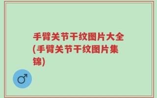 手臂关节干纹图片大全(手臂关节干纹图片集锦)