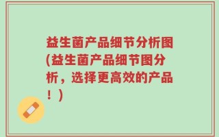 益生菌产品细节分析图(益生菌产品细节图分析，选择更高效的产品！)