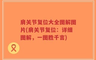 肩关节复位大全图解图片(肩关节复位：详细图解，一图胜千言)