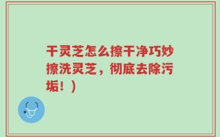 干灵芝怎么擦干净巧妙擦洗灵芝，彻底去除污垢！)