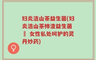 妇炎洁山茶益生菌(妇炎洁山茶柿渣益生菌 – 女性私处呵护的灵丹妙药)