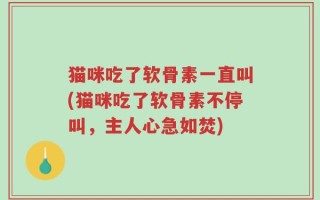 猫咪吃了软骨素一直叫(猫咪吃了软骨素不停叫，主人心急如焚)