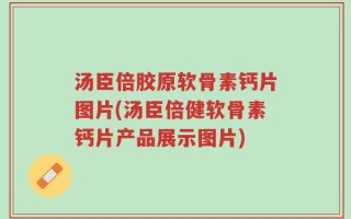 汤臣倍胶原软骨素钙片图片(汤臣倍健软骨素钙片产品展示图片)