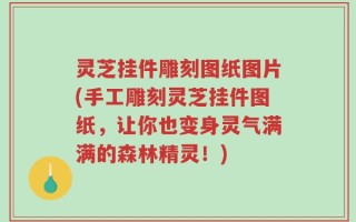 灵芝挂件雕刻图纸图片(手工雕刻灵芝挂件图纸，让你也变身灵气满满的森林精灵！)