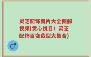 灵芝配饰图片大全图解视频(赏心悦目！灵芝配饰百变造型大集合)