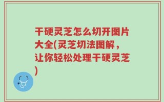 干硬灵芝怎么切开图片大全(灵芝切法图解，让你轻松处理干硬灵芝)