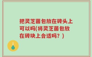 把灵芝菌包放在砖头上可以吗(将灵芝菌包放在砖块上合适吗？)