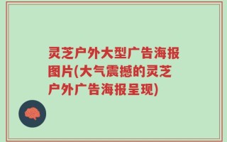 灵芝户外大型广告海报图片(大气震撼的灵芝户外广告海报呈现)