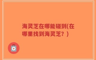 海灵芝在哪能碰到(在哪里找到海灵芝？)