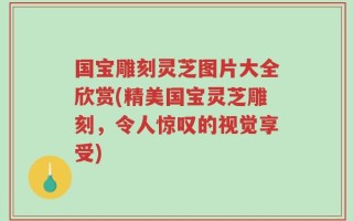 国宝雕刻灵芝图片大全欣赏(精美国宝灵芝雕刻，令人惊叹的视觉享受)