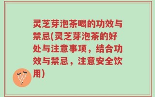 灵芝芽泡茶喝的功效与禁忌(灵芝芽泡茶的好处与注意事项，结合功效与禁忌，注意安全饮用)