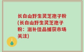 长白山野生灵芝孢子粉(长白山野生灵芝孢子粉：滋补佳品捕获市场关注)