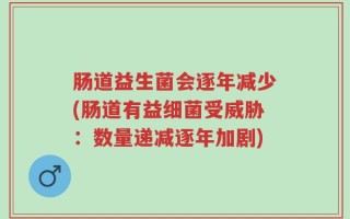 肠道益生菌会逐年减少(肠道有益细菌受威胁：数量递减逐年加剧)