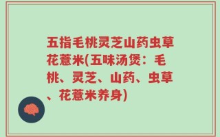 五指毛桃灵芝山药虫草花薏米(五味汤煲：毛桃、灵芝、山药、虫草、花薏米养身)