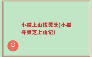 小猫上山找灵芝(小猫寻灵芝上山记)