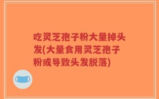 吃灵芝孢子粉大量掉头发(大量食用灵芝孢子粉或导致头发脱落)