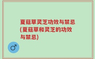 夏菇草灵芝功效与禁忌(夏菇草和灵芝的功效与禁忌)