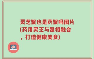 灵芝蟹也是药蟹吗图片(药用灵芝与蟹相融合，打造健康美食)
