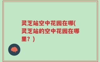 灵芝站空中花园在哪(灵芝站的空中花园在哪里？)
