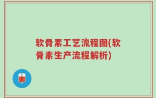 软骨素工艺流程图(软骨素生产流程解析)