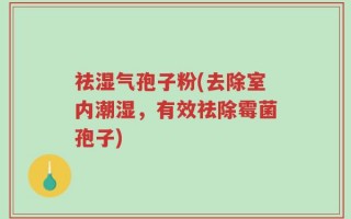 祛湿气孢子粉(去除室内潮湿，有效祛除霉菌孢子)