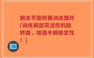 腕关节旋转器训练图片(训练腕部灵活性的旋转器，增强手腕稳定性！)