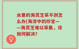 水里的海灵芝采不到怎么办(海洋中的珍宝——海灵芝难以采集，该如何解决？