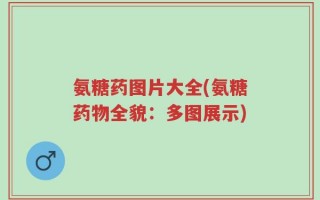 氨糖药图片大全(氨糖药物全貌：多图展示)