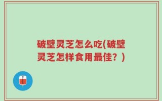 破壁灵芝怎么吃(破壁灵芝怎样食用最佳？)