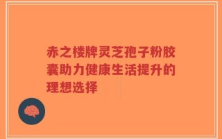 赤之楼牌灵芝孢子粉胶囊助力健康生活提升的理想选择