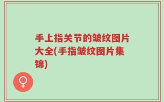 手上指关节的皱纹图片大全(手指皱纹图片集锦)