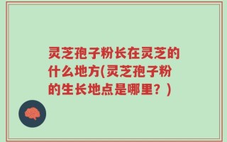 灵芝孢子粉长在灵芝的什么地方(灵芝孢子粉的生长地点是哪里？)