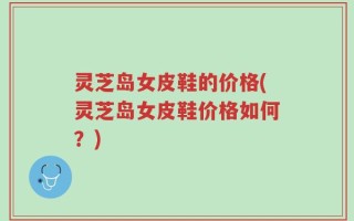 灵芝岛女皮鞋的价格(灵芝岛女皮鞋价格如何？)
