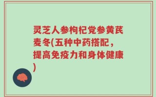 灵芝人参枸杞党参黄芪麦冬(五种中药搭配，提高免疫力和身体健康)