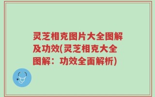 灵芝相克图片大全图解及功效(灵芝相克大全图解：功效全面解析)
