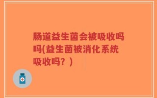肠道益生菌会被吸收吗吗(益生菌被消化系统吸收吗？)