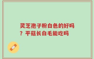 灵芝孢子粉白色的好吗？平菇长白毛能吃吗