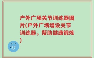 户外广场关节训练器图片(户外广场增设关节训练器，帮助健康锻炼)