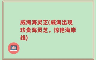 威海海灵芝(威海出现珍贵海灵芝，惊艳海岸线)