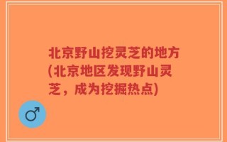 北京野山挖灵芝的地方(北京地区发现野山灵芝，成为挖掘热点)
