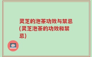 灵芝的泡茶功效与禁忌(灵芝泡茶的功效和禁忌)