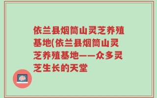 依兰县烟筒山灵芝养殖基地(依兰县烟筒山灵芝养殖基地——众多灵芝生长的天堂