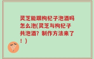 灵芝能跟枸杞子泡酒吗怎么泡(灵芝与枸杞子共泡酒？制作方法来了！)