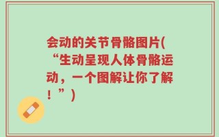 会动的关节骨骼图片(“生动呈现人体骨骼运动，一个图解让你了解！”)