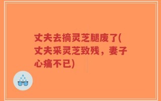 丈夫去摘灵芝腿废了(丈夫采灵芝致残，妻子心痛不已)