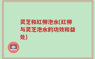 灵芝和红柳泡水(红柳与灵芝泡水的功效和益处)