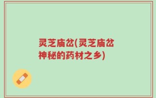 灵芝庙岔(灵芝庙岔 神秘的药材之乡)