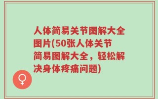 人体简易关节图解大全图片(50张人体关节简易图解大全，轻松解决身体疼痛问题)